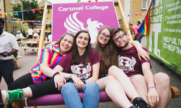 Students at cartmel college extrav