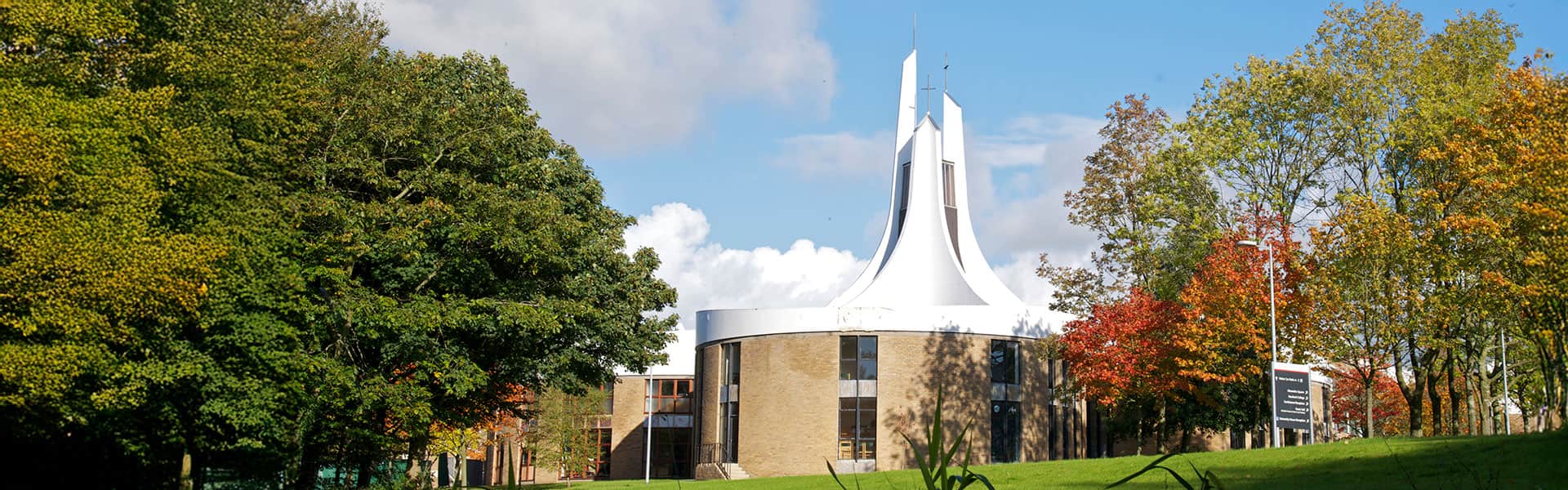 Lancaster University campus from the air