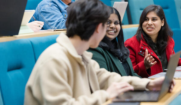 Students in a lecture