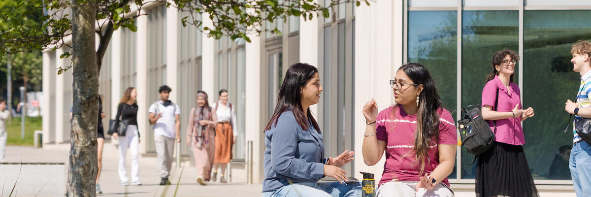 Students outside of lums