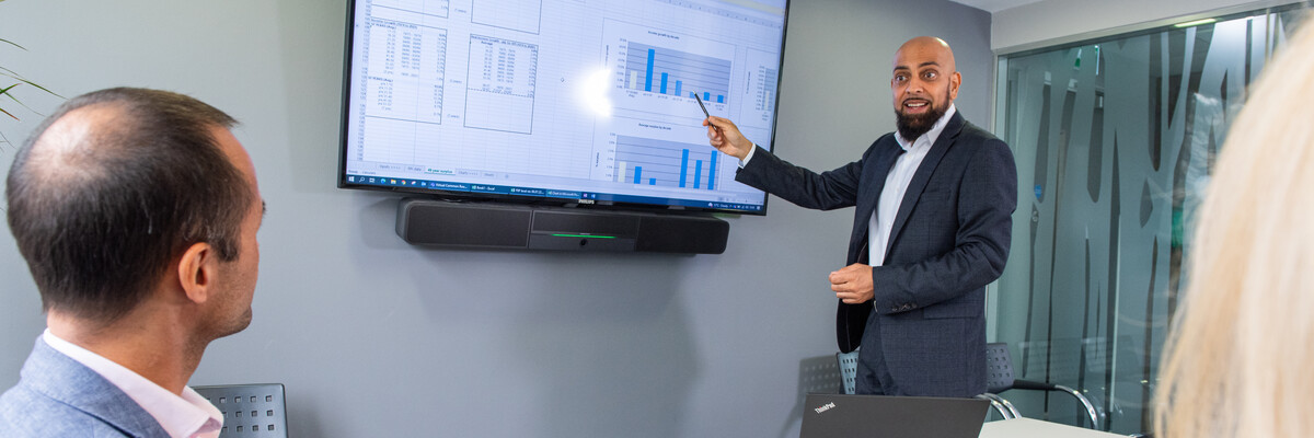 Students in the library