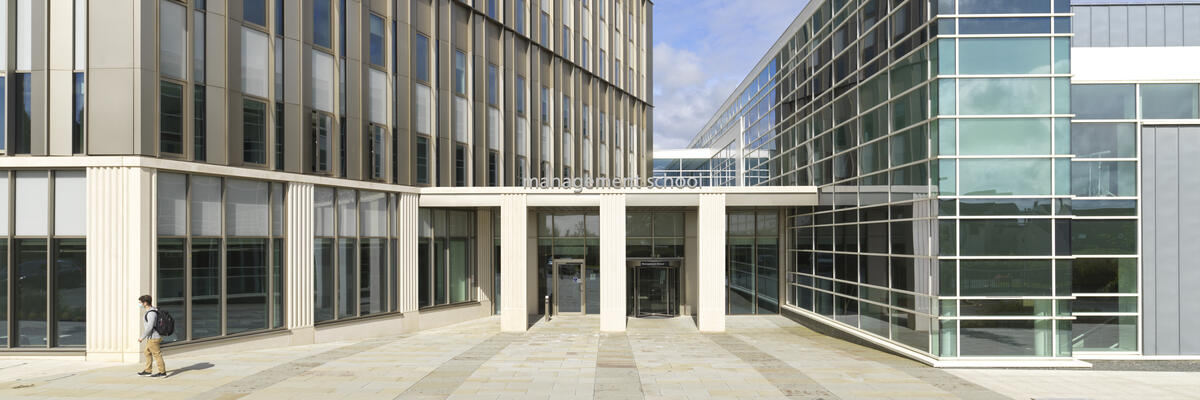 The Management School building exterior